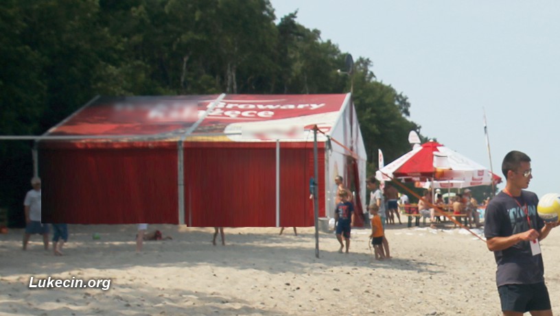 Przetarg na dzierżawę plaży w Łukęcinie pod namiot